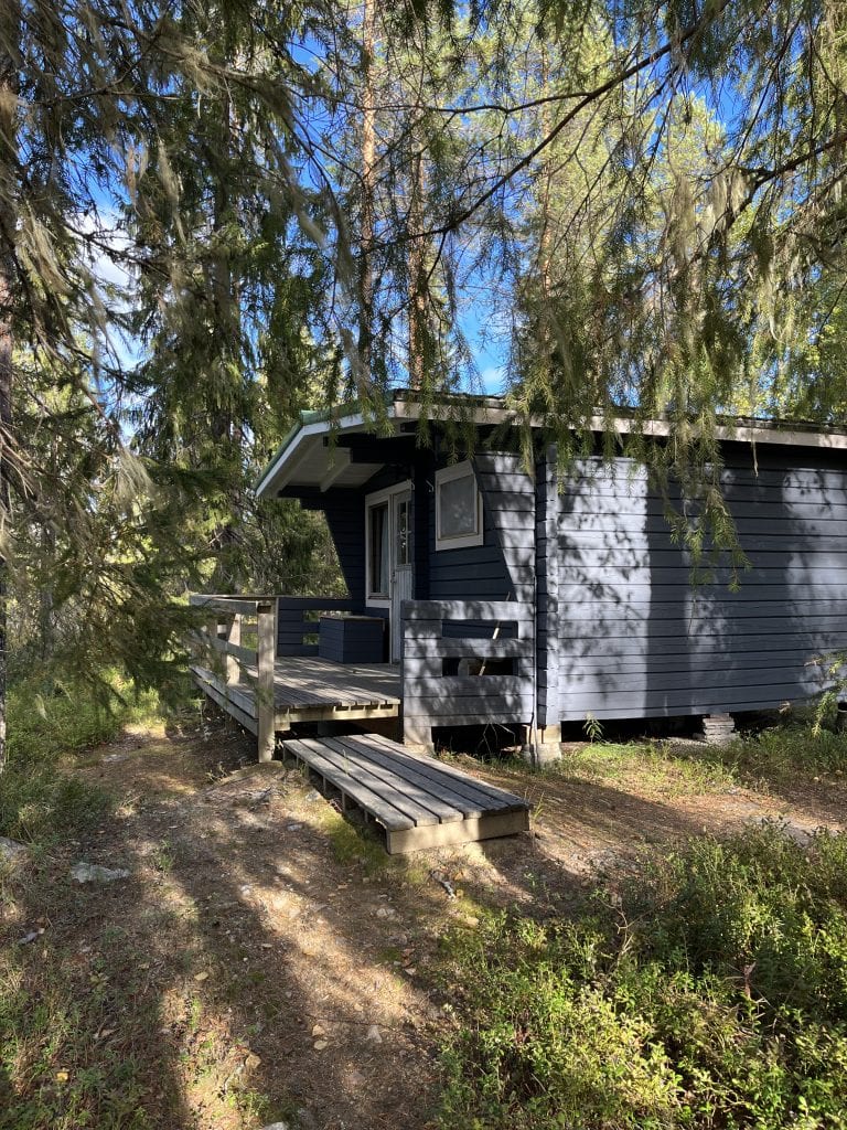 M3 cabin in the forest.
