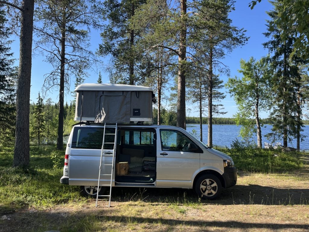 Arctic Wild Camping in Lapland.